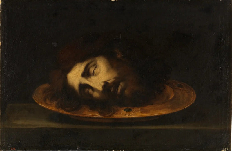 La testa di san Giovanni Battista - Bartolomé Esteban Murillo