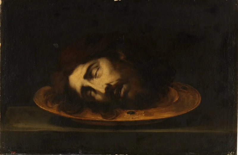 La testa di san Giovanni Battista - Bartolomé Esteban Murillo