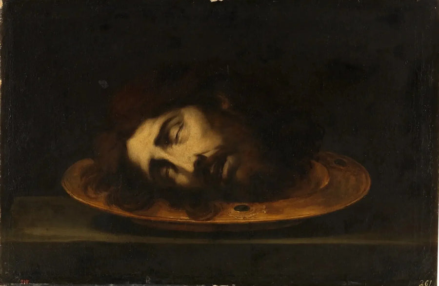 La testa di san Giovanni Battista - Bartolomé Esteban Murillo