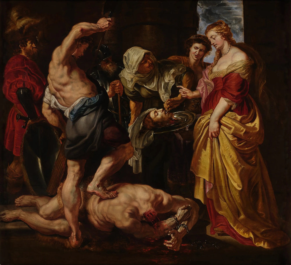 La tête de saint Jean-Baptiste présentée à Salomé - Peter Paul Rubens - Alpha Reproduction