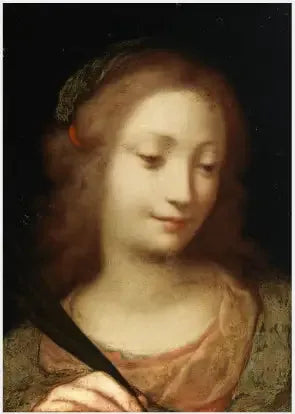 La testa di Santa Caterina d'Alessandria - Antonio da Correggio