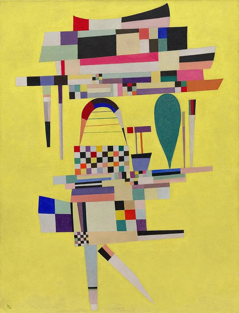 La Tela gialla - Vassily Kandinsky