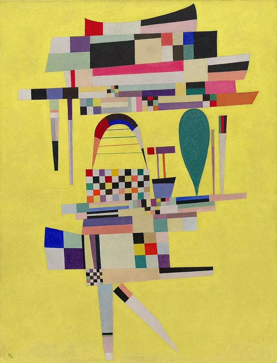 La Tela gialla - Vassily Kandinsky