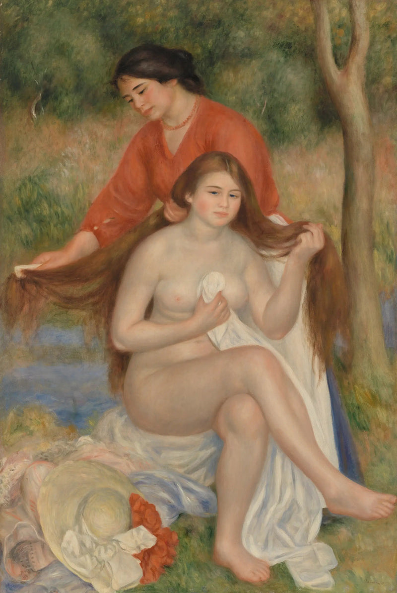 La Toilette della bagnante - Pierre-Auguste Renoir
