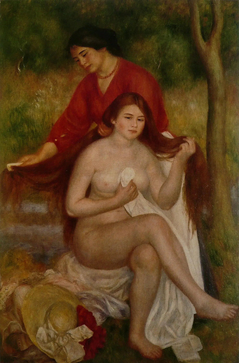 La Toilette della bagnante - Pierre-Auguste Renoir
