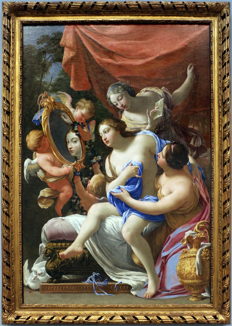 La toilette di Venere - Simon Vouet
