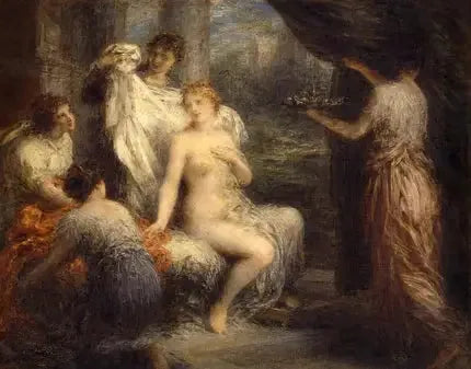 La toilette - Henri Fantin-Latour image 1 copie peinte à la main à l’huile