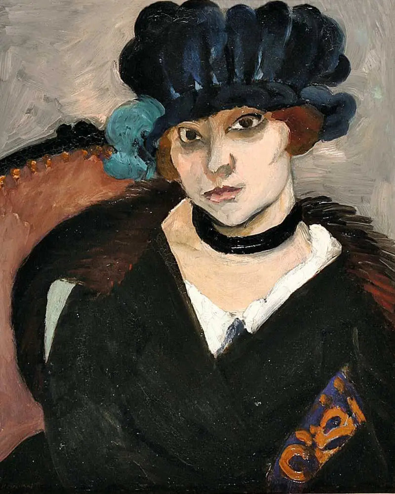 Il cappello di velluto nero - Henri Matisse