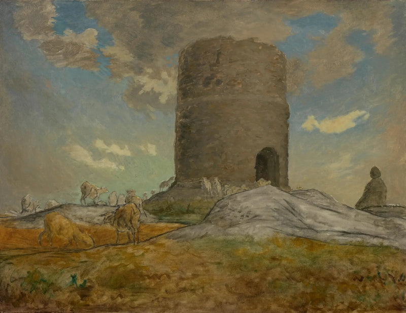 La Tour de Chailly vicino a Barbizon - Jean-François Millet