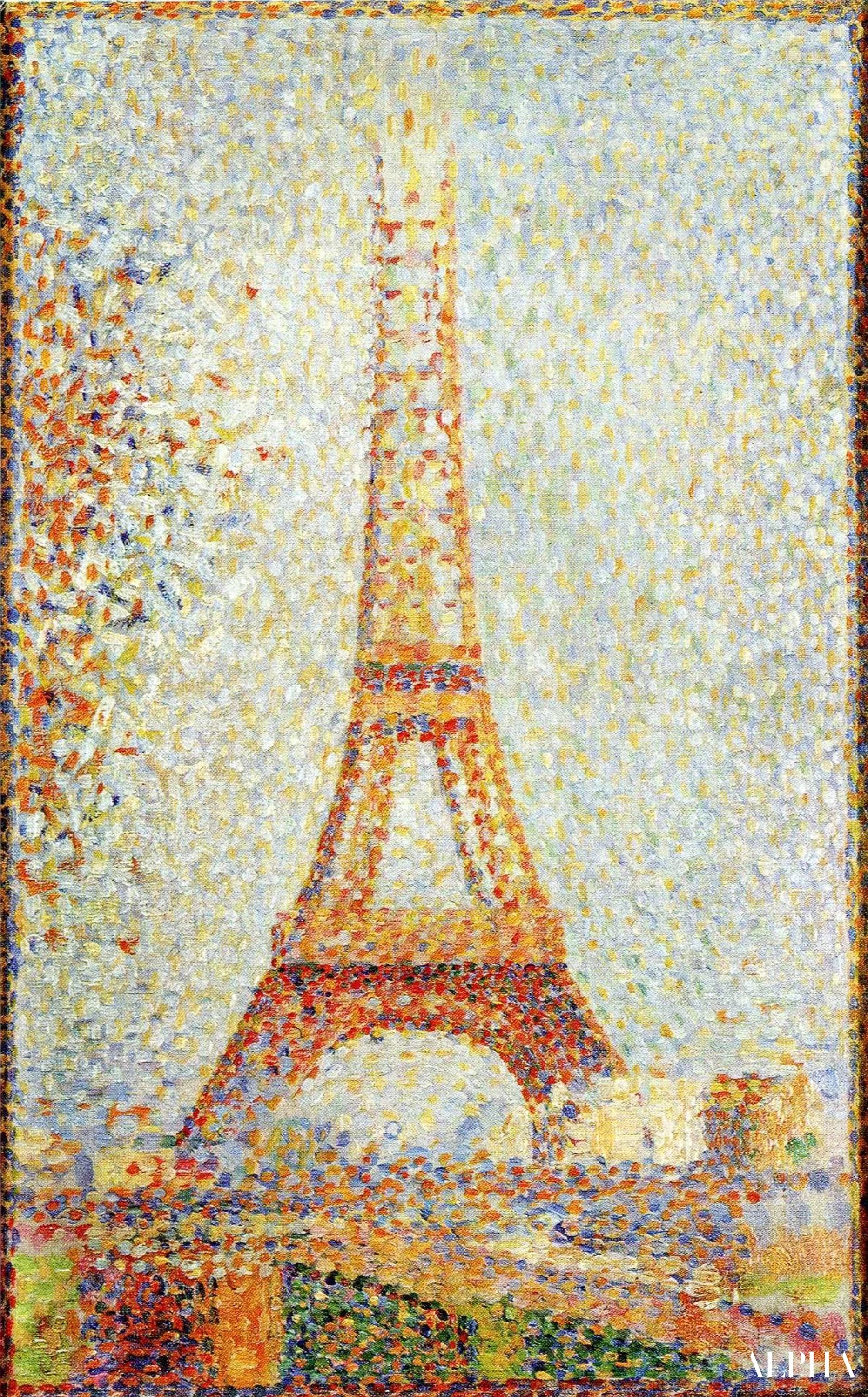 La Torre Eiffel - Georges Seurat - Riproduzioni di quadri e dipinti di alta gamma