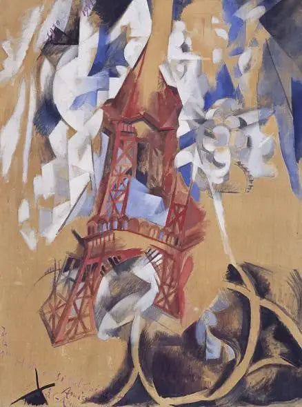La Tour Eiffel - Robert Delaunay image 1 copie de tableau peinte à la main