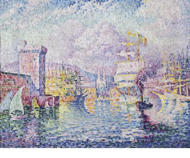La torre rosa. Marsiglia - Paul Signac