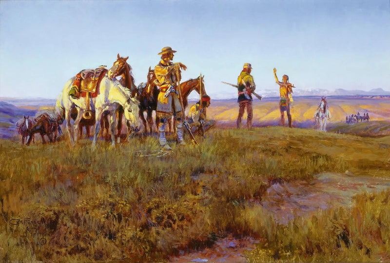 La Trêve di Wildman – Il Calumet della Pace - Charles Marion Russell