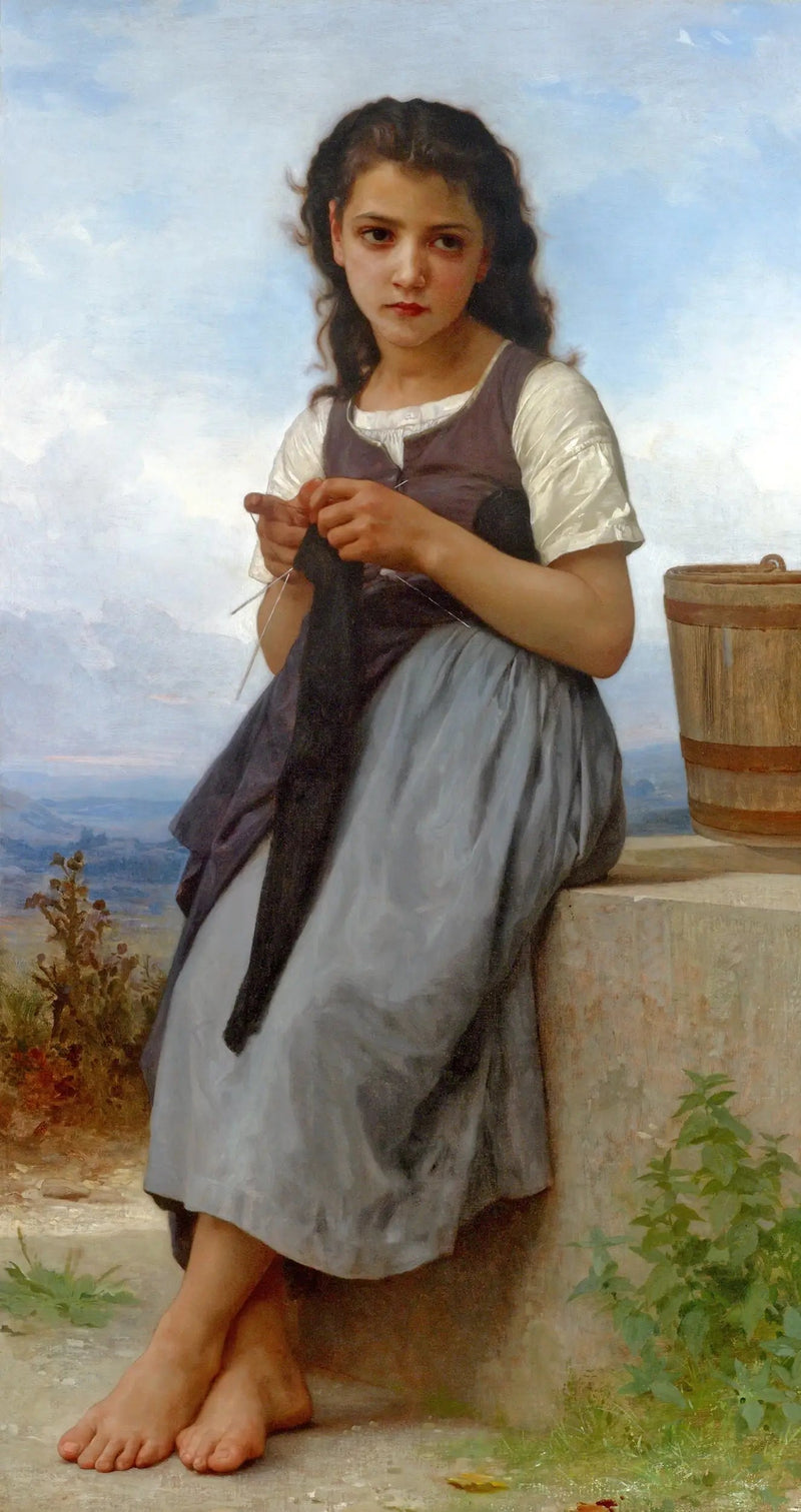 La magliaia - Bouguereau
