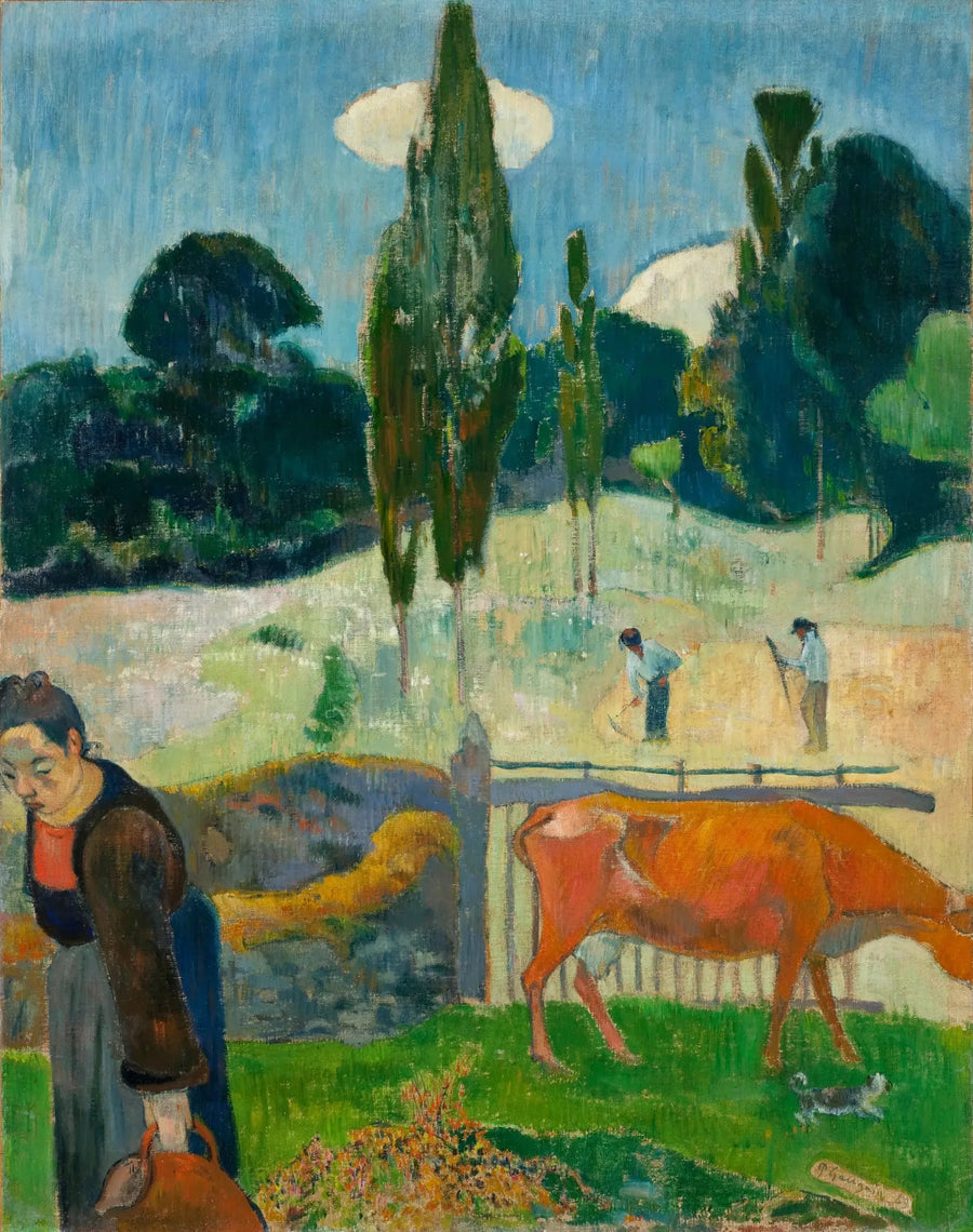 La Mucca rossa - Paul Gauguin