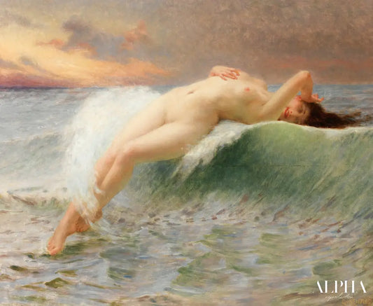 La Vague - Guillaume Seignac - Reproductions de tableaux et peintures haut de gamme