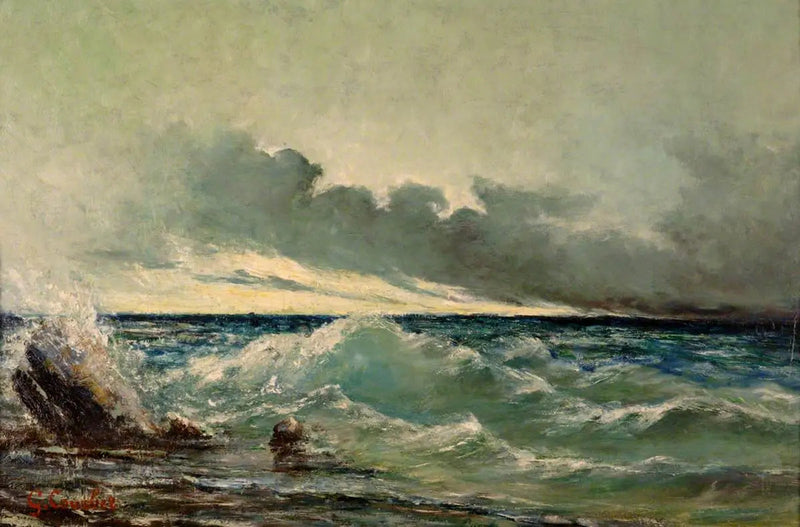 La onda - Gustave Courbet