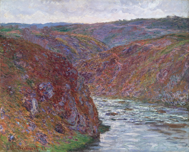 La valle della Creuse (giorno grigio) - Claude Monet