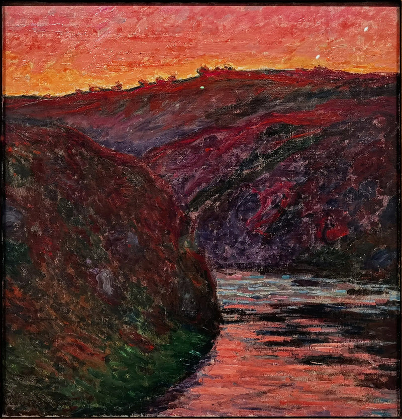 La valle della Creuse, tramonto - Claude Monet