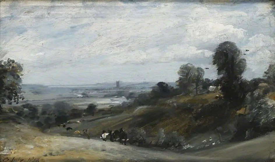 La vallée de Dedham depuis Langham - John Constable - Alpha Reproduction