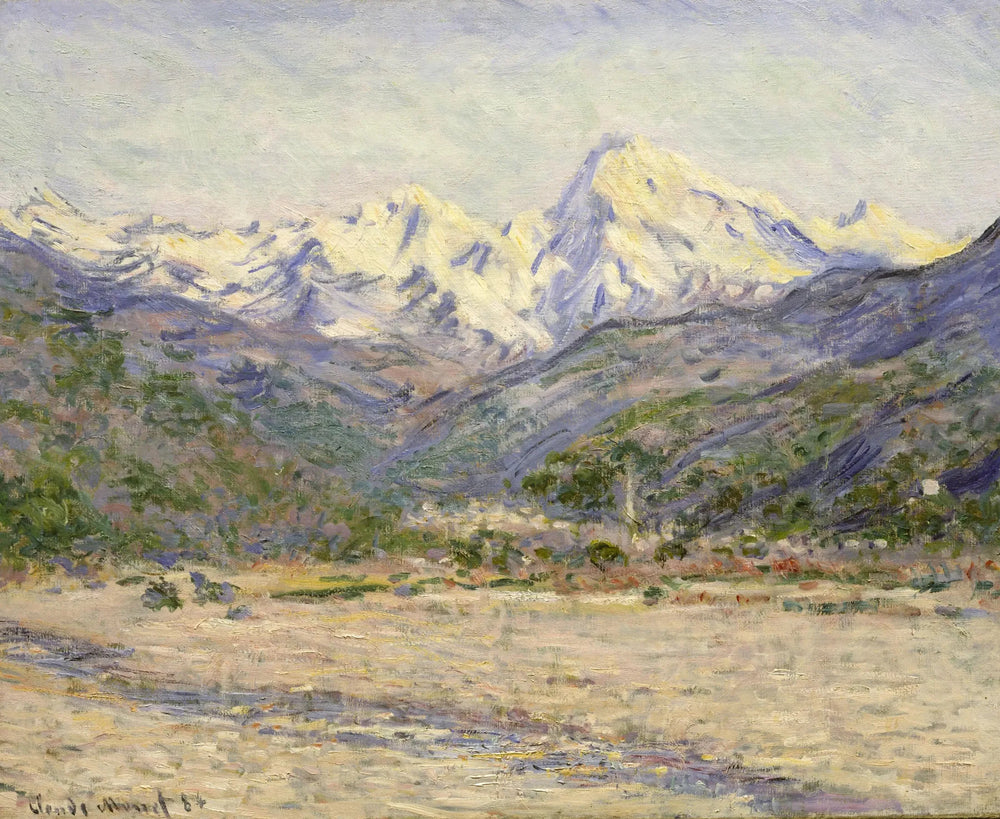 La Vallée de la Nervia - Claude Monet image 1 reproduction réalisée par Alpha Reproduction