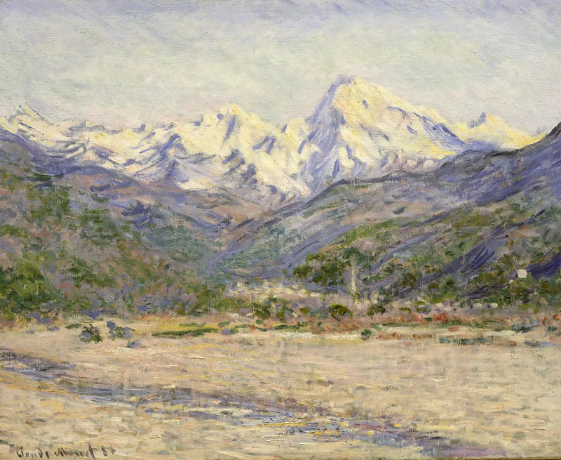 La Valle della Nervia - Claude Monet