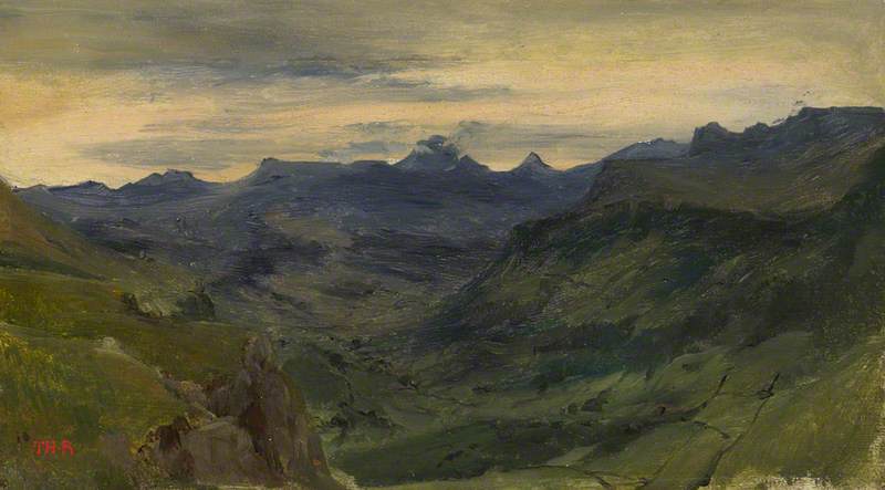 La valle di Saint Vincent - Théodore Rousseau