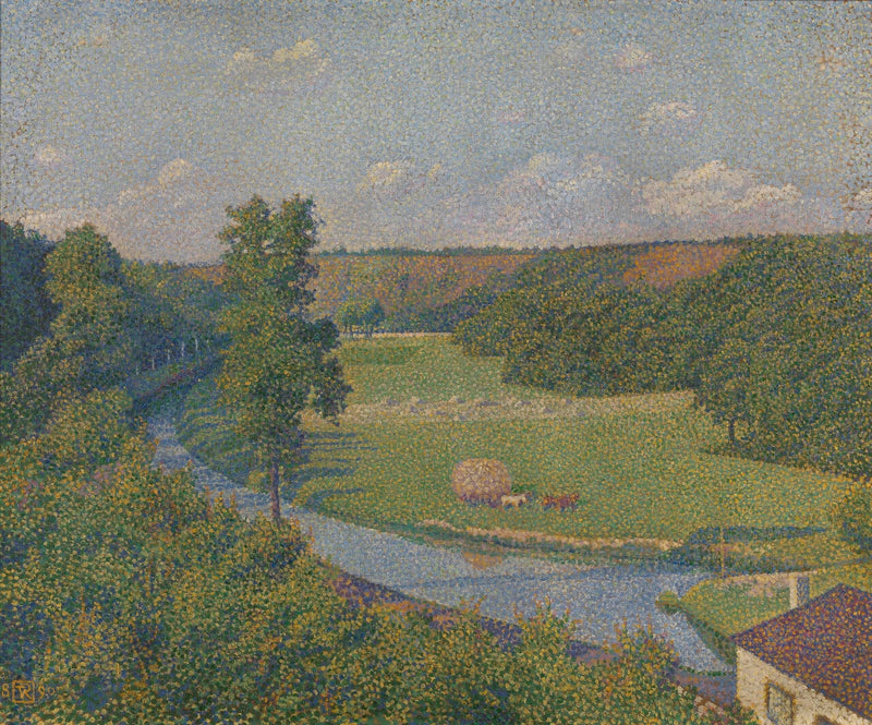 La valle del Sambre - Theo van Rysselberghe