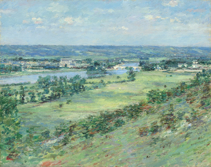 La valle della Senna, delle colline di Giverny - Theodore Robinson