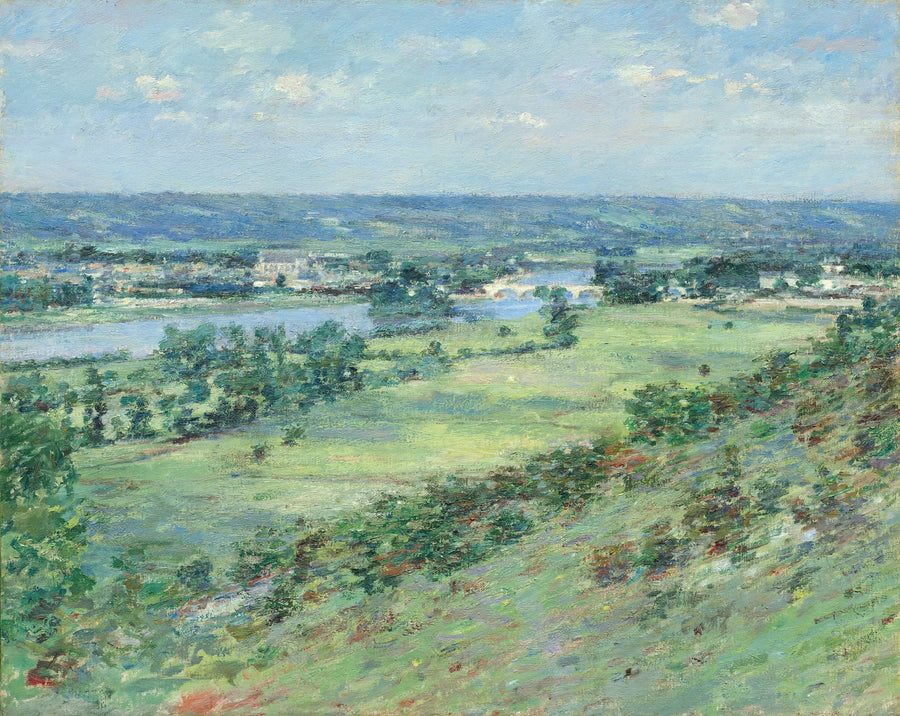 La valle della Senna, delle colline di Giverny - Theodore Robinson
