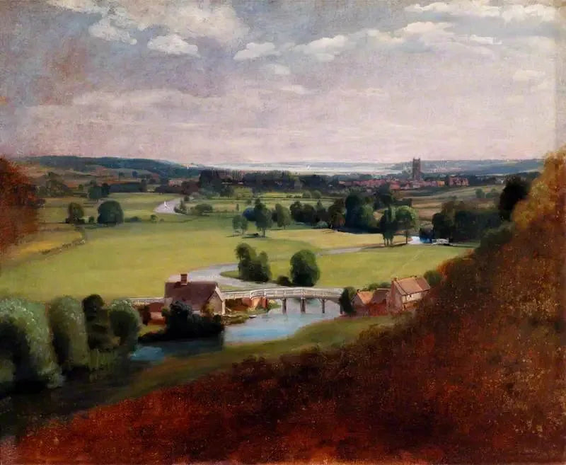 La valle della Stour con Dedham in lontananza - John Constable
