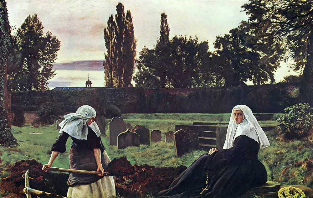 La Vallée du repos - John Everett Millais image 1 reproduction artisanale de tableau