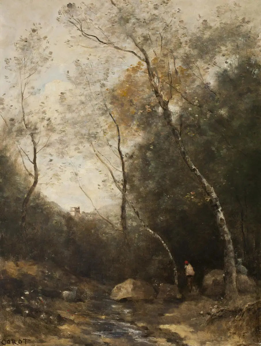 La vallée heureuse - Jean-Baptiste Camille Corot - Alpha Reproduction