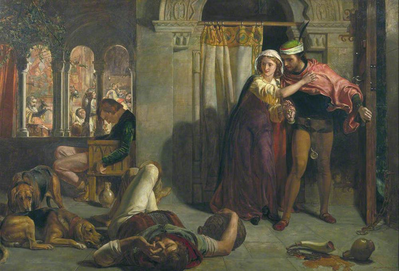 La veille de la Santa-Agnese - William Holman Hunt