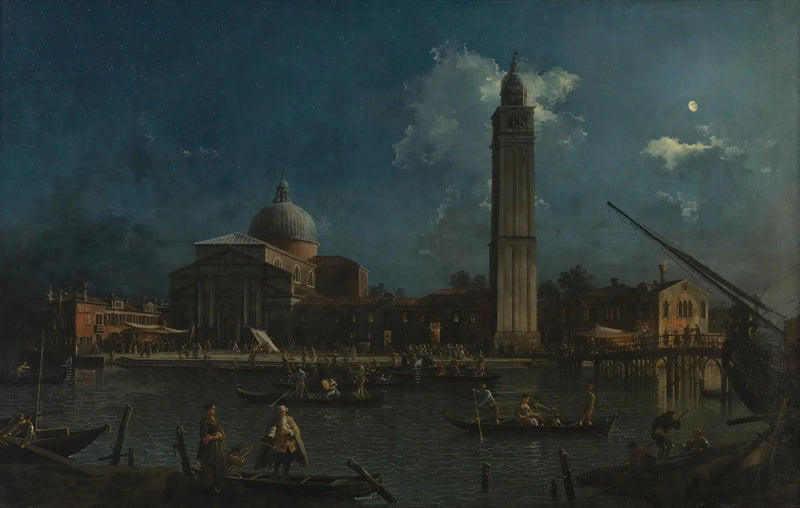 La Veillée nocturne a San Pietro di Castello - Canaletto