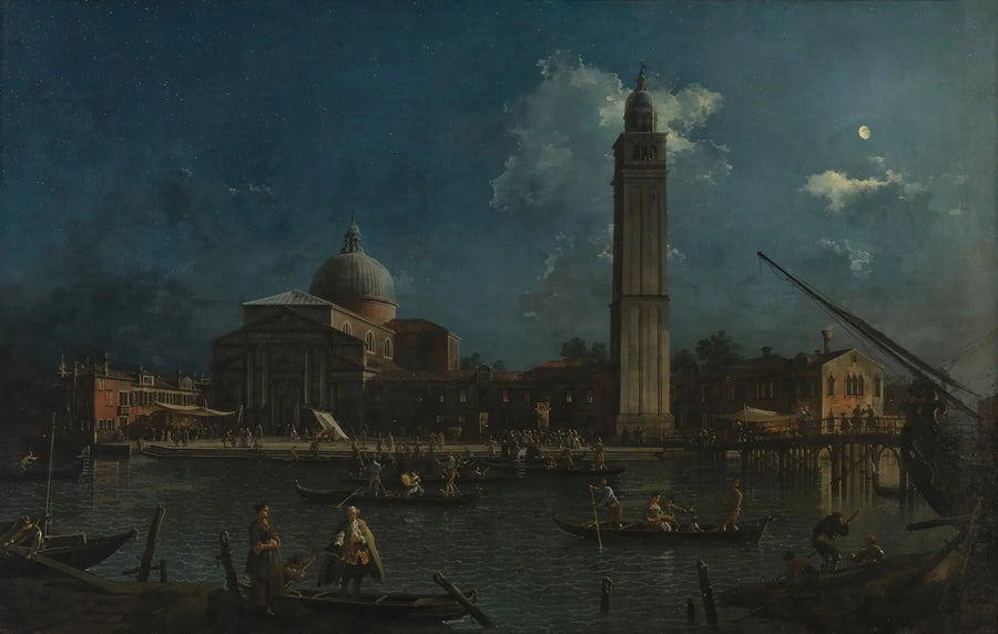 La Veillée nocturne a San Pietro di Castello - Canaletto