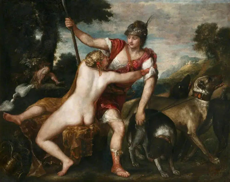La Venere e Adone di Rokeby - Titian