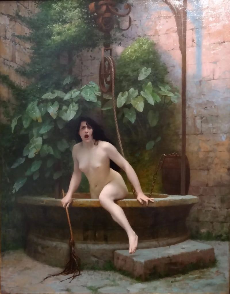 La Verità che esce dal pozzo armata del suo martinetto per punire l'umanità - Jean-Léon Gérôme