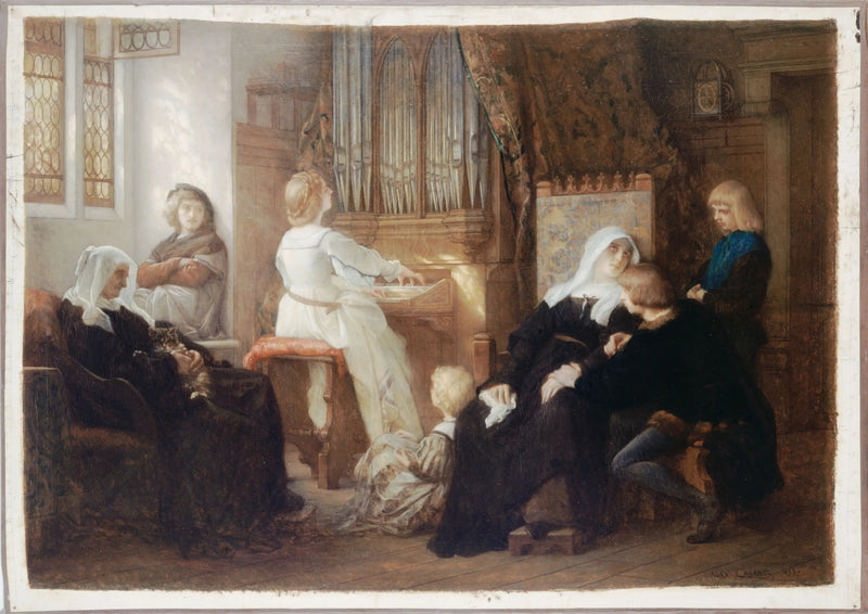 La vedova del maestro di cappella - Alexandre Cabanel