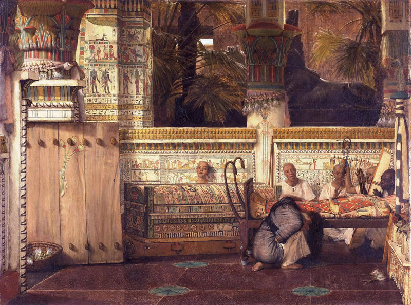 La vedova egiziana - Lawrence Alma-Tadema