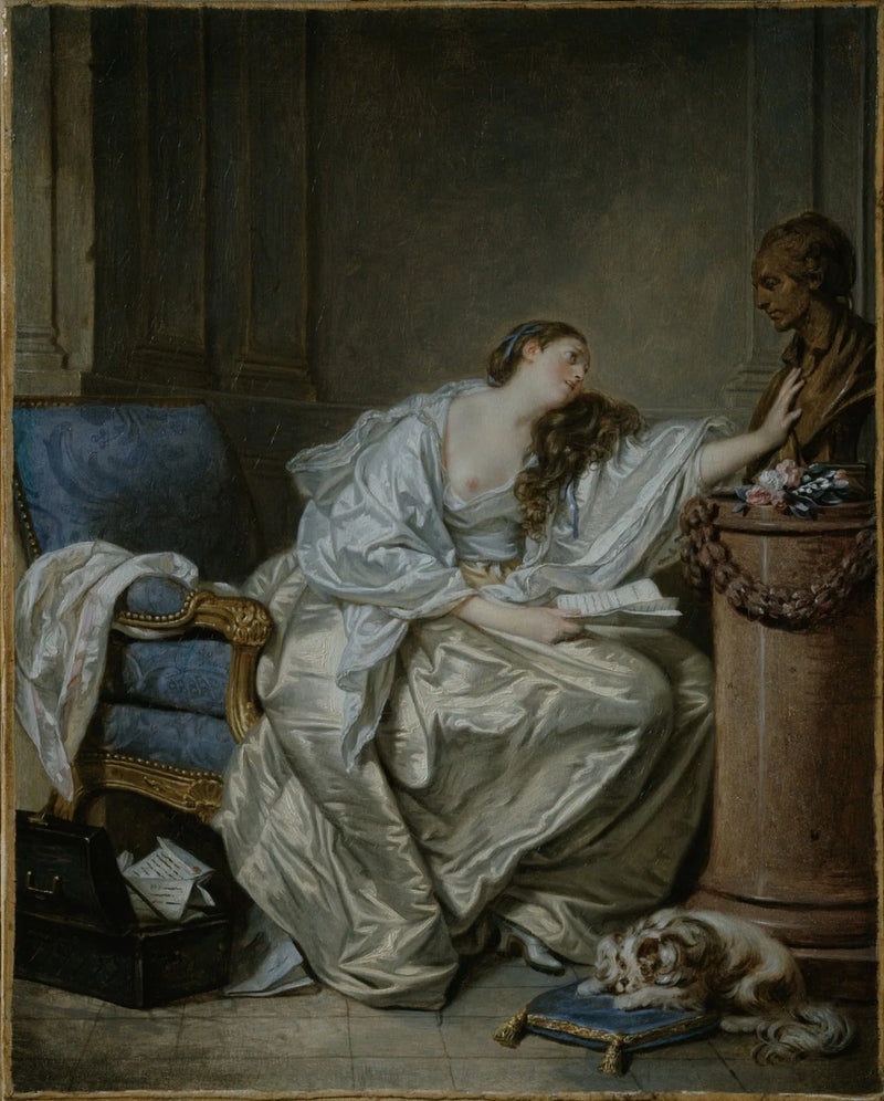La Vedova inconsolabile - Jean-Baptiste Greuze