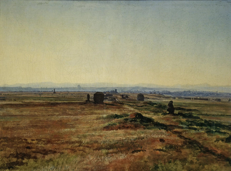 La Via Appia al tramonto - Alexandre Ivanov