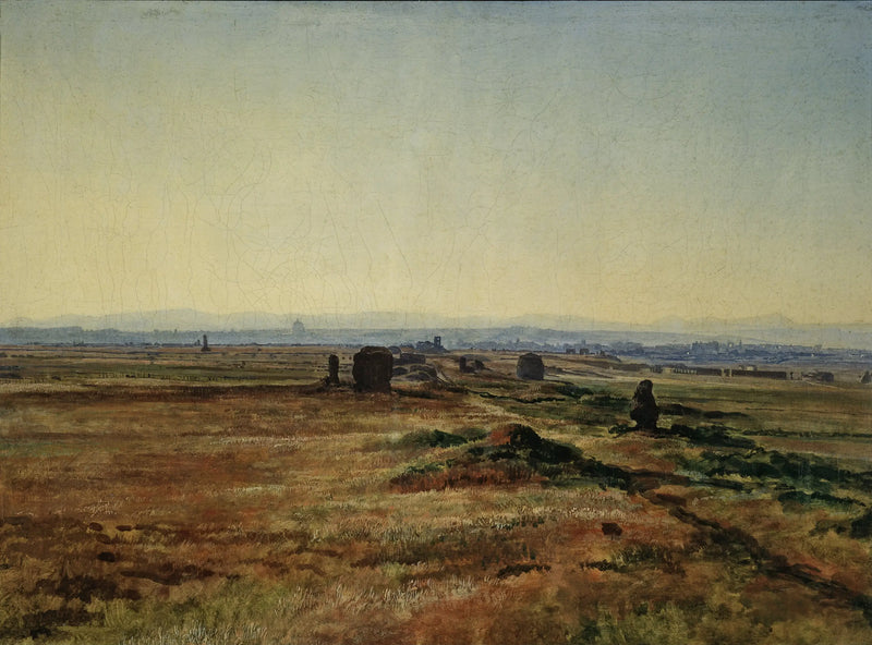 La Via Appia al tramonto - Alexandre Ivanov