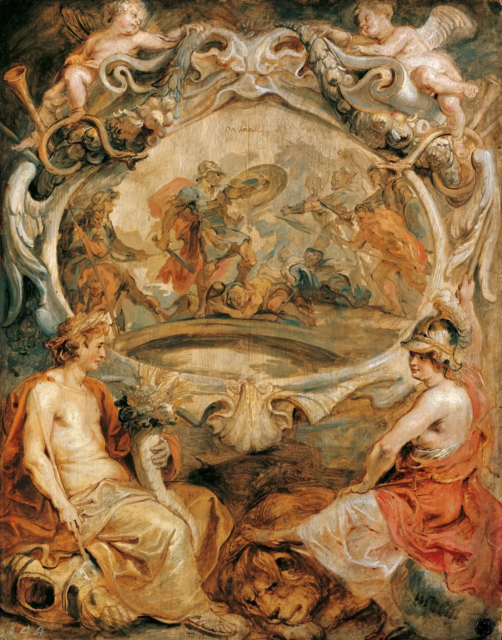 La victoire d'Henri IV à Coutras - Peter Paul Rubens image 1 copie peinte à la main à l’huile