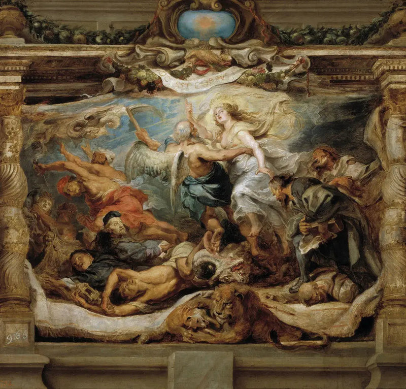 La vittoria della verità sull'eresia - Peter Paul Rubens