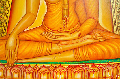 La Vie de Bouddha | 240 x 180 cm Reproductions de tableaux à la peinture à l’huile