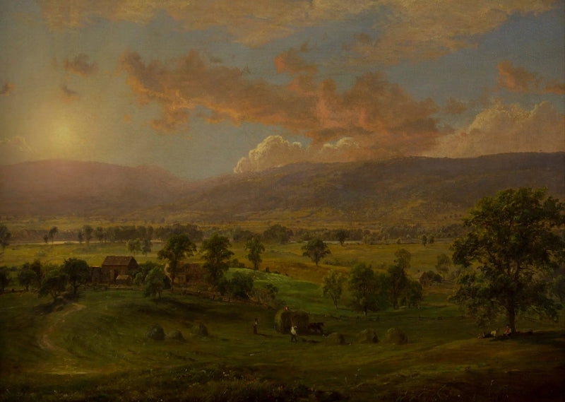 La vecchia fattoria, valle del Wyoming - Jasper Francis Cropsey