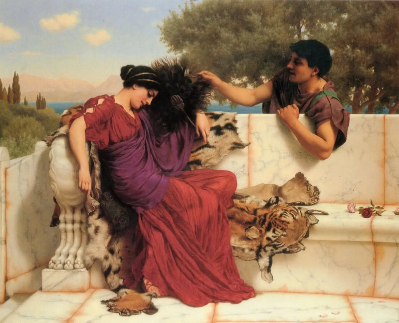 La vecchia, vecchia storia - John William Godward