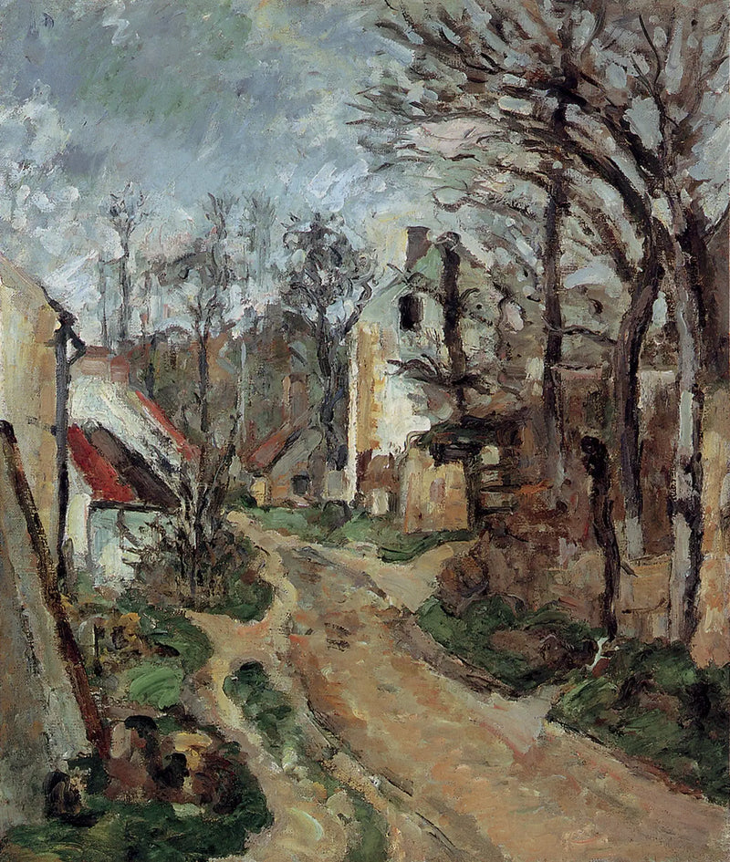 La Vecchia Strada a Auvers-sur-Oise - Paul Cézanne