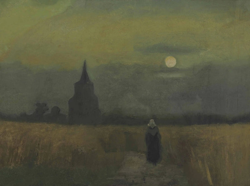 La vecchia torre del cimitero a Nuenen - Vincent van Gogh